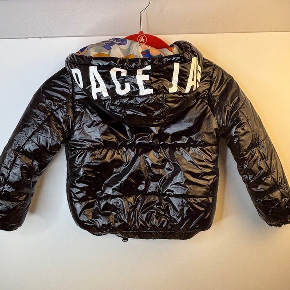 Members Only Space Jam‎ A New Legacy Lola Bunny Puffer Jacket Black Kids 4 - Picture 9 of 15